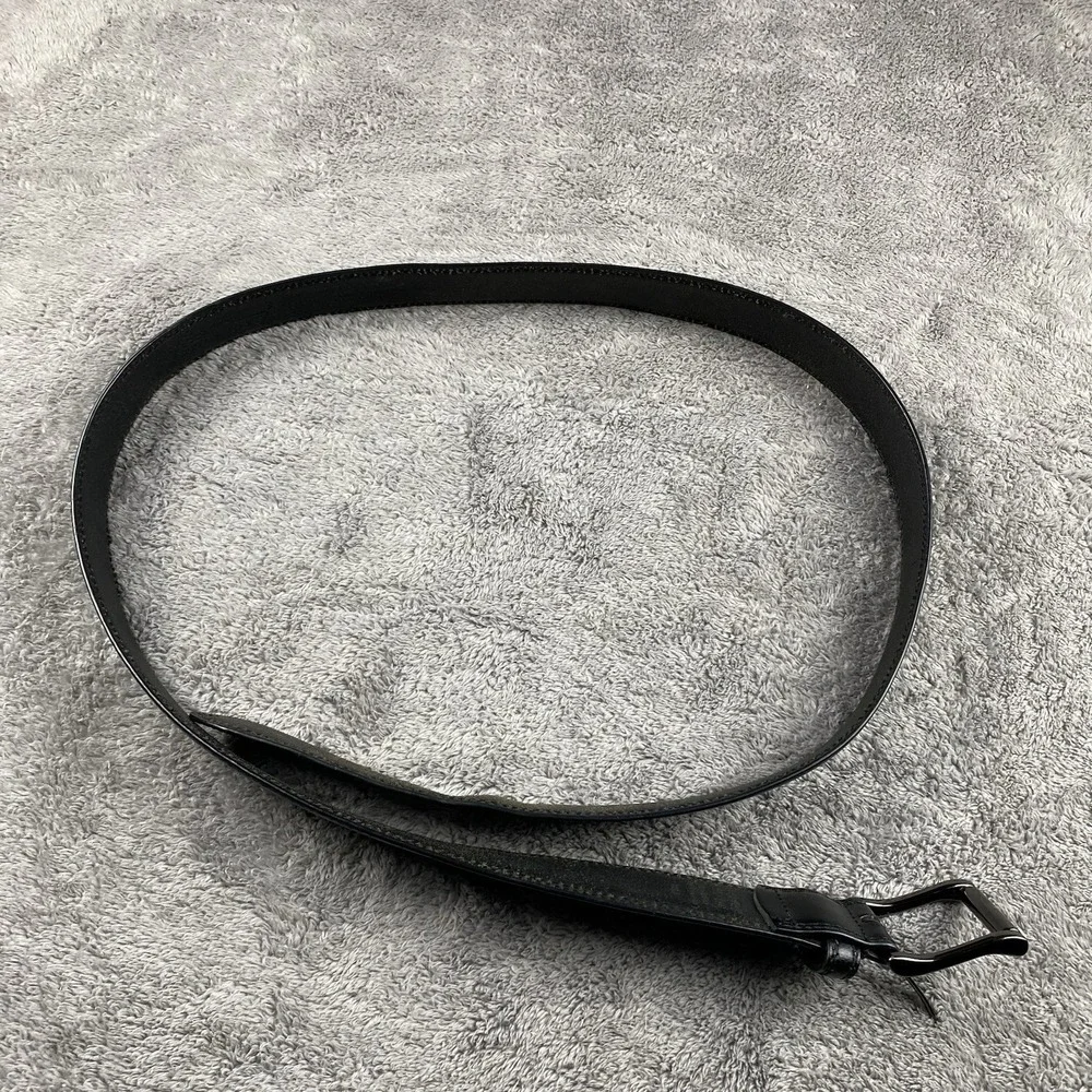 Unbranded Synthetic Leather Belt Mens 44/110 Black‎